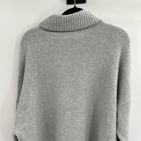 And Other Stories Turtle Neck Pullover Acrylic Grey Winter Sweater Size Large - Picture 8 of 15